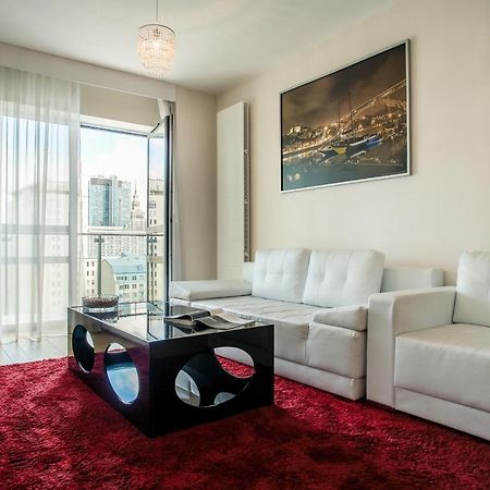 Platinum Towers Luxury Apartments Warschau Exterior foto