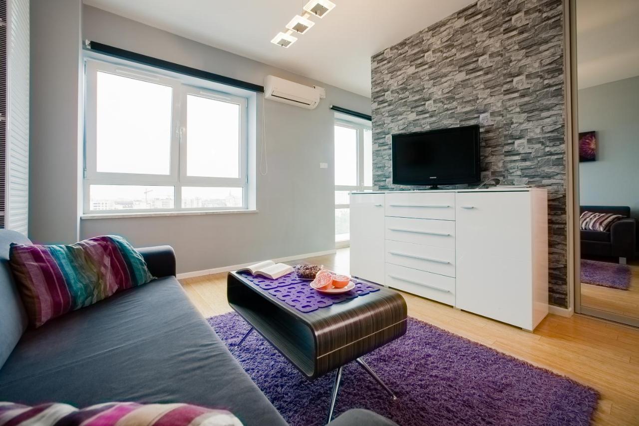 Platinum Towers Luxury Apartments Warschau Exterior foto