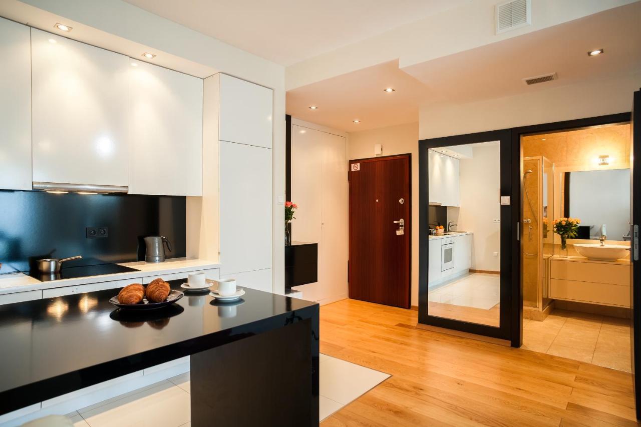Platinum Towers Luxury Apartments Warschau Exterior foto