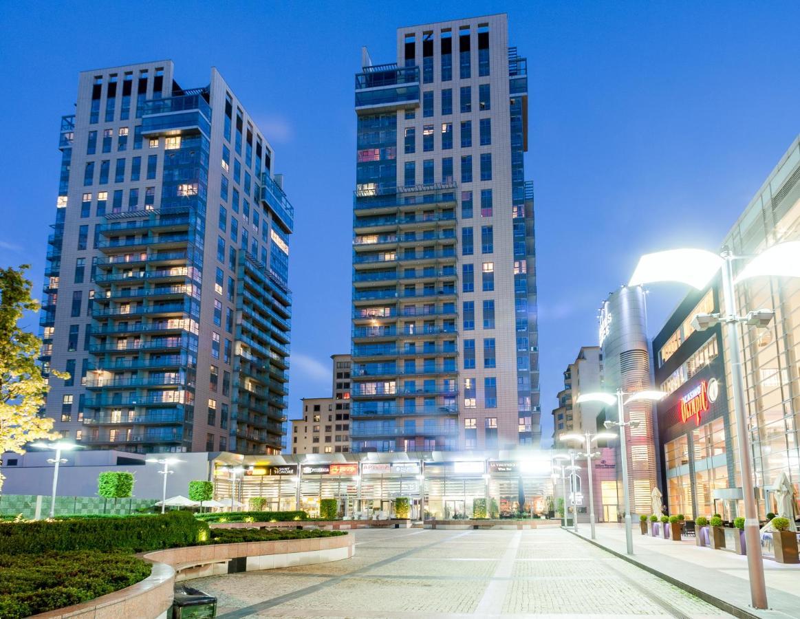 Platinum Towers Luxury Apartments Warschau Exterior foto