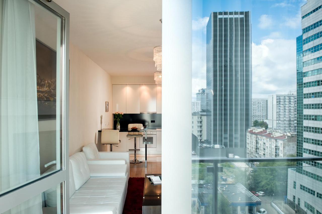 Platinum Towers Luxury Apartments Warschau Exterior foto