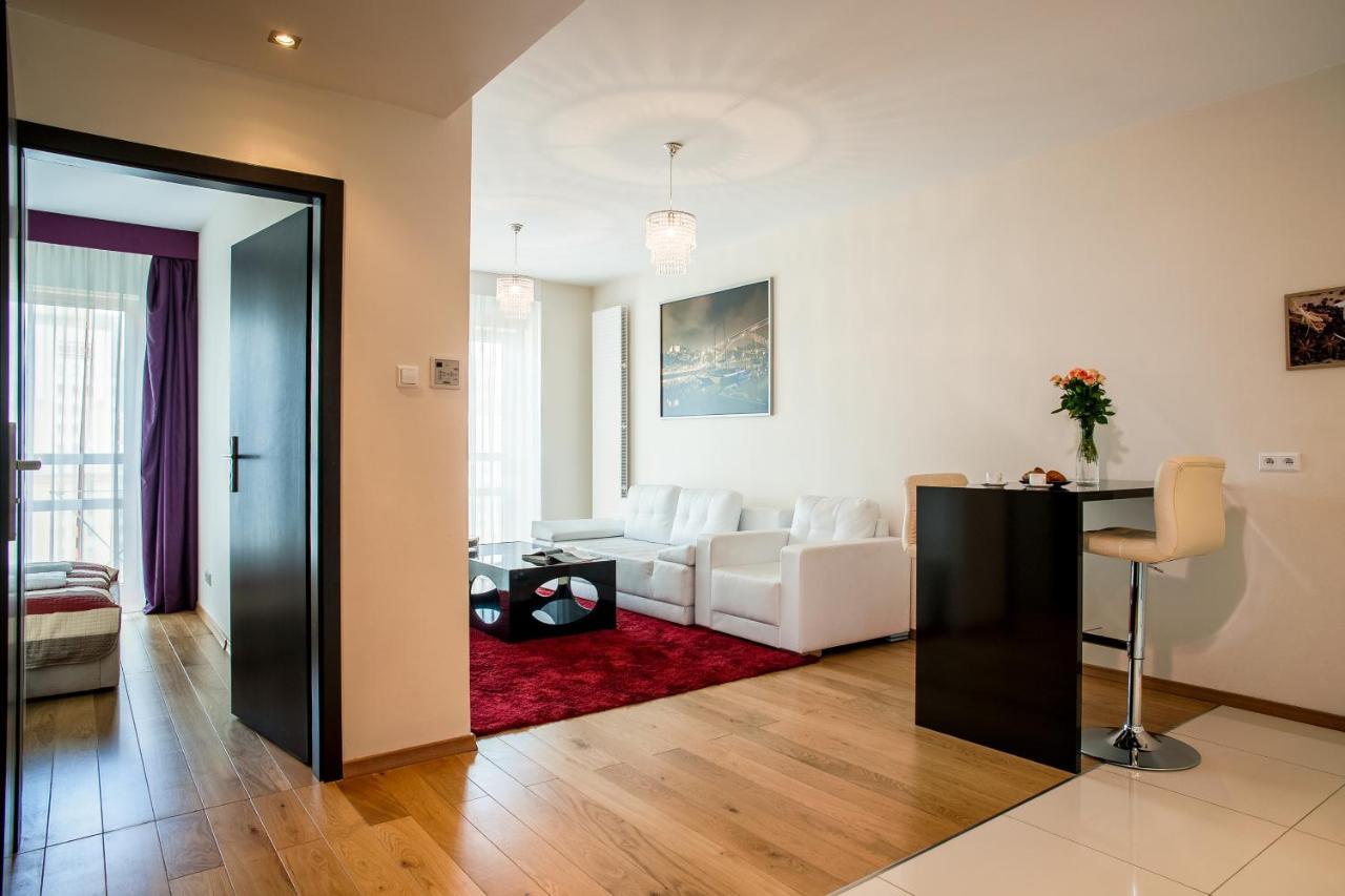 Platinum Towers Luxury Apartments Warschau Exterior foto